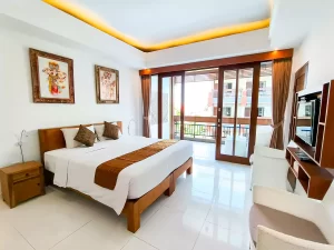 bedroom, deluxe room, tunjung boutique resort, canggu hotels