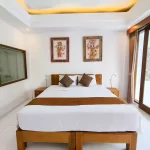 quin bed, deluxe room, tunjung boutique resort, canggu hotels