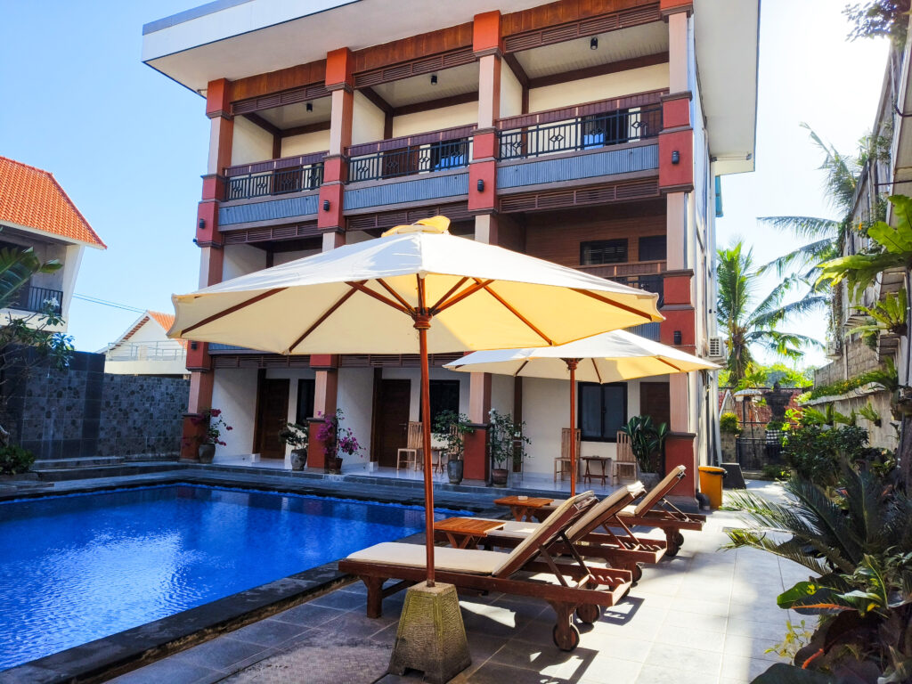 In Pererenan, tourisst can find a hotel to stay.