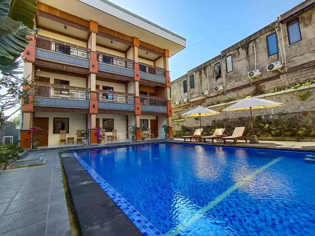 swimming pool, tunjung boutique resort, pererenan hotels, canggu hotels, tumbak bayuh hotels