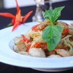 Oglio e olio, spaghetti, italian foods, Warung Puri Boga Restaurant, Tunjung Boutique Resort