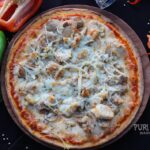 chicken and Mushroom Pizza, Italian food in Canggu, Warung Puri Boga Restaurant