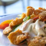 Crispy Chicken Salad, Warung Puri Boga Restaurant, Tunjung Boutique Resort