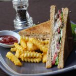 Fresh Tuna Sandwich, light meals, Warung Puri Boga Restaurant, Tunjung Boutique Resort