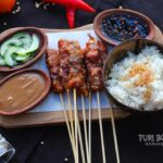Pork Sate, Sate Babi, Warung Puri Boga Restaurant