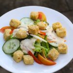 Sesame Tofu Salad, Starter Menu, Warung Puri Boga Restaurant