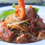 Spaghetti seafood marinara, italian foods, Warung Puri Boga Restaurant, Tunjung Boutique Resort