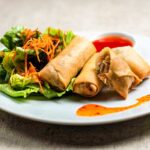 Vegetable Spring Roll, Vegan Menu, Warung Puri Boga Restaurant