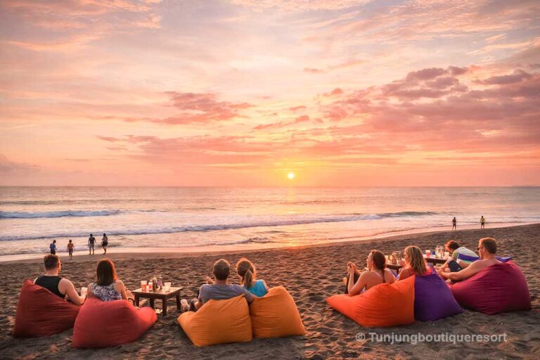 Pererenan and Canggu beach sunset in Bali