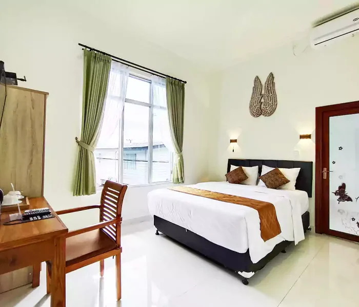 classic room, classic bedroom, tunjung boutique resort, pererenan canggu