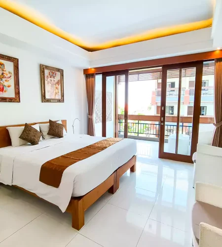 bedroom, deluxe room, tunjung boutique resort, canggu hotels