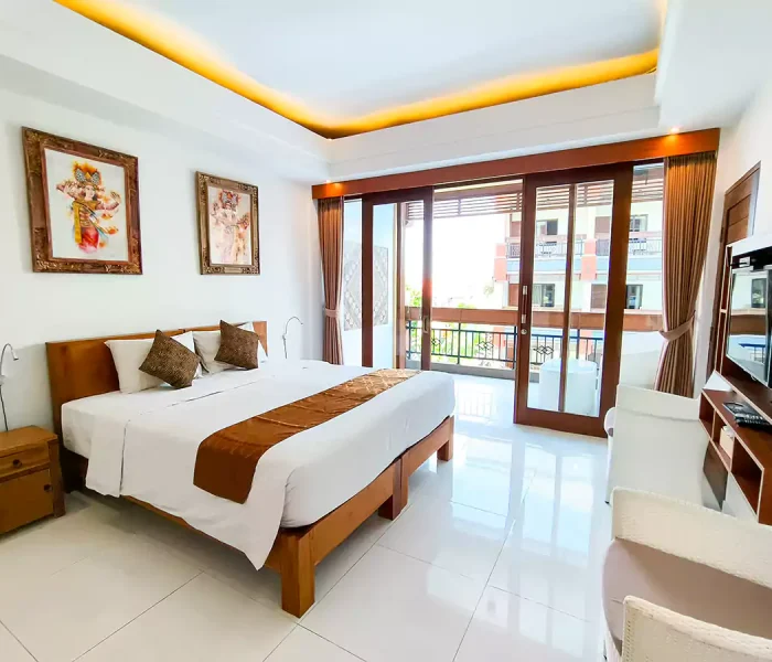 bedroom, deluxe room, tunjung boutique resort, canggu hotels